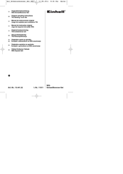 EINHELL WIG Original Operating Instructions