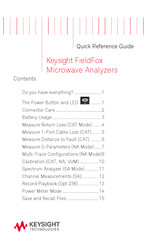 Keysight FieldFox Quick Reference Manual