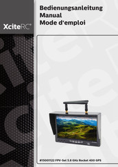 XciteRC FPV-Set Rocket 400 GPS Manual