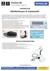 Schulze PRETREATmaker IV Manual