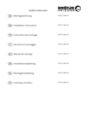 BRÖTJE HEP 25-180-10 Installation Instructions Manual