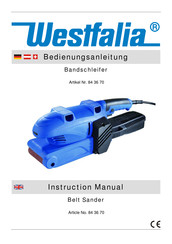 westfalia 84 36 70 Instruction Manual
