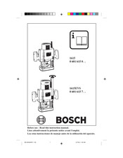 Bosch 1615 Instruction Manual