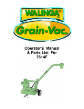 Walinga Grain-Vac 7614F Operator's Manual