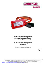 KONTRONIK ProgUNIT Manual