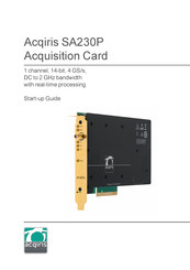 Acqiris SA230P Startup Manual