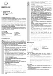 Renkforce 1369125 Operating Instructions Manual