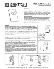Greystone Energy Systems HRC Series Installation Instructions