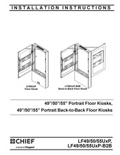 LEGRAND CHIEF LF55UxP-B2B Installation Instructions Manual