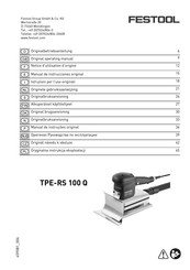 Festool TPE-RS 100 Q Original Operating Manual