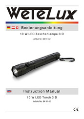 Wetelux 849142 Instruction Manual