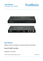 PureTools PT-HDBT-701-RXAD User Manual