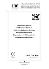 Team kalorik TKG GW 900 Operating Instructions Manual