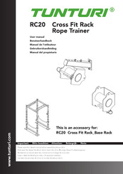 Tunturi RC20 Cross Fit Rack User Manual