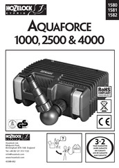 Hozelock Cyprio Aquaforce 2500 Installation And Operating Instructions Manual