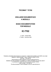 Tecomat IC-7702 Basic Documentation