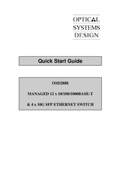 Optical Systems Design OSD2888 Quick Start Manual