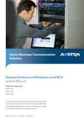 Aastra 470 System Manual