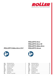 Roller Akku-Arco 22V Series Instruction Manual