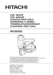 Hitachi NV 65AD3 Handling Instructions Manual