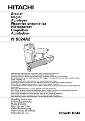 Hitachi N 5024A2 Handling Instructions Manual