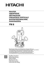 Hitachi FM 8 Handling Instructions Manual