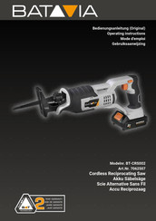 Batavia BT-CRS002 Operating Instructions Manual