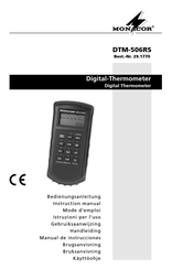 Monacor DTM-506RS Instruction Manual