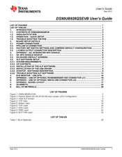 Texas Instruments DS90UB926QSEVB User Manual