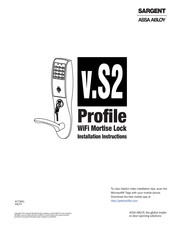 Assa Abloy Sargent V.S2 Installation Instructions Manual