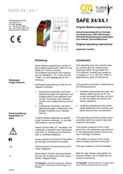 CM RIESE SAFE X4 Original Operating Instructions