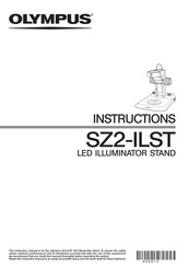 Olympus SZ2-ILST Instructions Manual