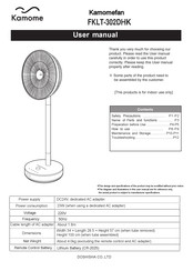 DOSHISHA Kamome FKLT-302DHK User Manual