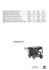 Strobl STROCOMP 400 Original Operating Manual