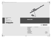 Bosch Battery Belt Original Instructions Manual