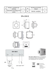 Casafan ST4-150 II Mounting And Operating Manual