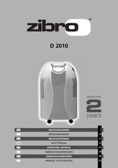 Zibro D 2010 Operating Manual