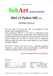 Modellbau Lindinger PittS 12 Python 50E ARF Assembly Manual