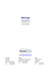 commtech wireless 7900 Programming Manual