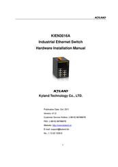 Kyland Technology KIEN3016A Hardware Installation Manual