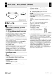 ESYLUX PD-C360i/24 KNX ECO User Instructions