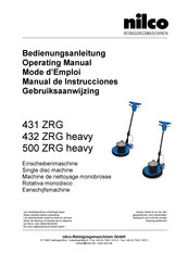 nilco 431 ZRG Operating Manual