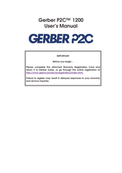 Gerber P2C 1200 User Manual