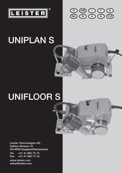Leister UNIFLOOR S Operating Instructions Manual