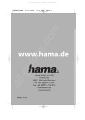 Hama 00049262 Quick Manual