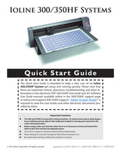 Ioline 350HF Quick Start Manual
