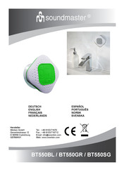 SOUNDMASTER BT550GR Manual