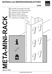 META 82456 Assembly And Operating Instructions Manual