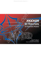 Stillwater Designs Kicker SX650.1 Owner's Manual
