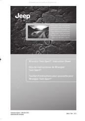Jeep Wrangler Twin Sport Instruction Sheet